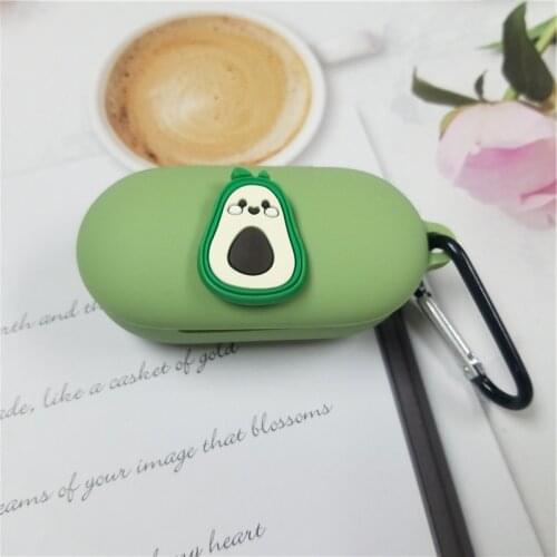 Cartoon Earphone Case With Hook for OnePlus Buds Z Headphones Cover TWS Bluetooth Earphone Wireless Charging Box Bags