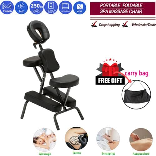 Salon chair Folding Adjustable Tattoo Scraping Chair folding massage chair portable tattoo chair folding beauty bed salon