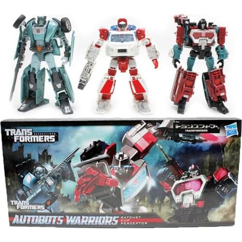 Transformation TAKARA Japanese classic Asia limited ambulance sensor cup Three-person suit 3C Action Figureals Model