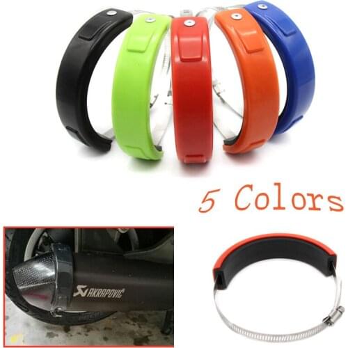 Hot sell motorcycle accessories Silencer/Exhaust Oval Exhaust Orange Protector For SUZUKI SFV650 SFV 650 GLADIUS