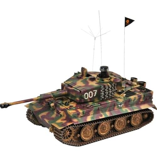 HOOBEN 1:16 German Tiger I Late Wittmann RC Tank RTR Master Camouflage Weathering+Figure+Zimmerit with Metal Gearbox