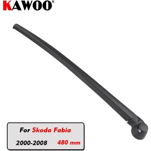 KAWOO Car Rear Wiper Blade Blades Back Window Wipers Arm For Skoda Fabia Hatchback (2000-2008) 480mm Auto Windscreen Blade