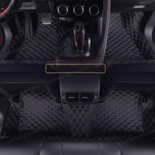 Lsrtw2017 Leather Car Floor Mats for Jaguar E-pace 2017 2018 2019 2020 2021 Rug Carpet Accessories X540 Epace E Pace Styling