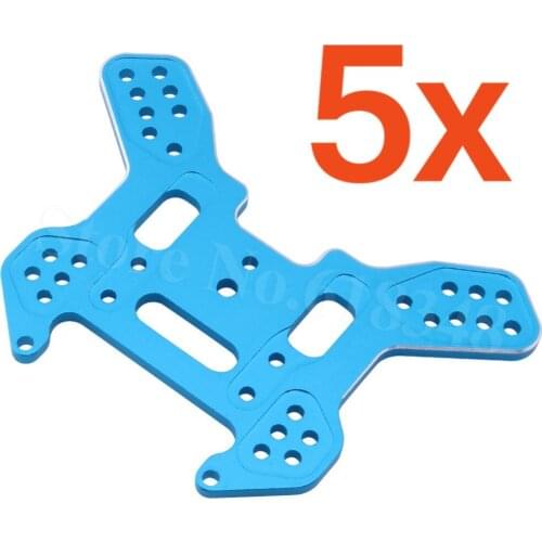 Wholesale 5Pcs/Lot HSP 860006 Upgrade Parts Aluminum Rear Shock Tower For 1:8 Nitro Car RC Truck Off Road Buggy Baja 94860