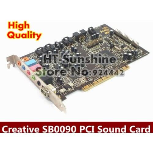 Original disassemble,For Creative Sound Blaster Audigy SB0090 PCI 5.1 Sound Card,100% working good