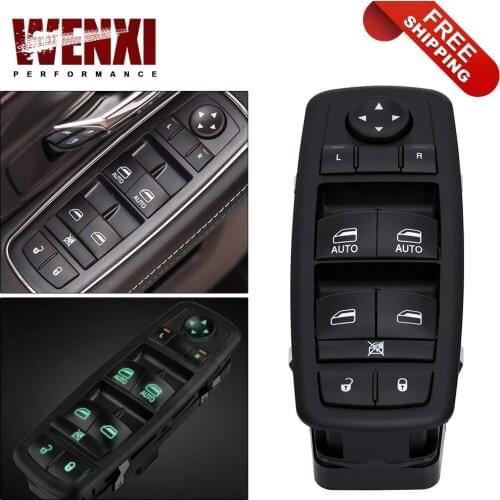 Power Master Window Switch 9+3 Pins Front Left Driver Side For 09-12 Dodge Ram 1500 2500 3500 WX-KG01