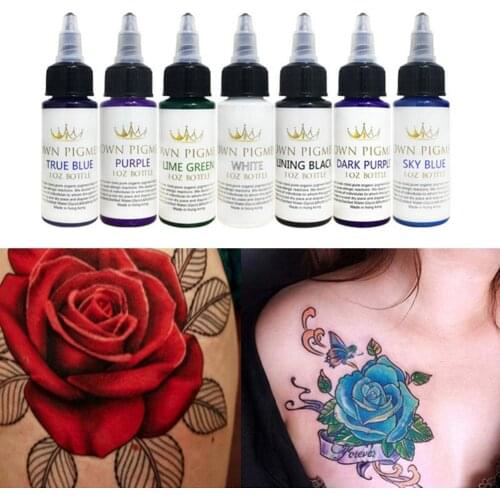 30ml Semi Permanent Tattoo Pigment Makeup Eyebrow Eyeliner Lip Body Paint Ink Body Arts