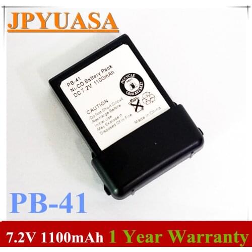 7XINbox 7.2V 1100mAh PB41 PB-41 Walkie Talkie Ni-CD Battery For KENWOOD TK2118 TK3118 Two-Way Radios