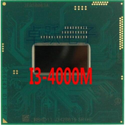 Intel CPU I3-4000M I3 4000M SR1HC 2.4G/3M HM86 HM87 Official version scrattered pieces free shipping