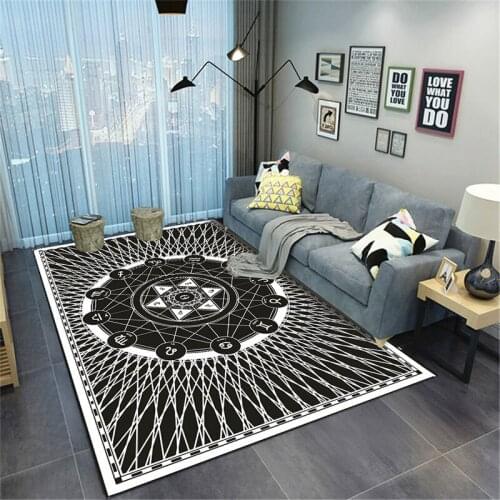 Mandala Anti-slip Carpet for Living Room Indoor Printed Large Area Rugs Bedroom Bedside Sofa Floor Decor Mat
