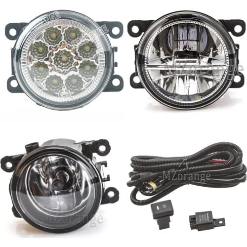 Fog Lights For Renault Duster Megane 2/3 Fluence Koleos Kangoo 2003-2015 LED halogen DRL Fog Lamps headlights fog light foglight