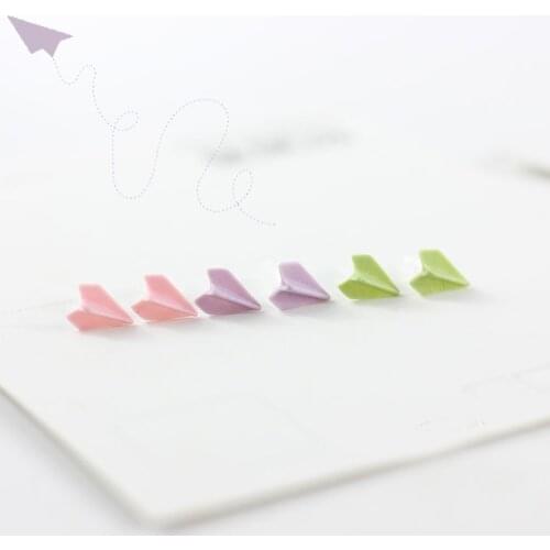 Handmade ceramic creative fashion earrings small fresh female Japanese ceramic ear jewelry #1180