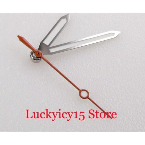 Luminous Watch Needles fit NH35 NH36 7s26 7s36 6r15 4r15 4r36 7002 7009 miyota 8215 mingzhu 2813 Red Second Hand