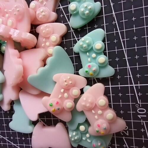 1pcs/lot resin flat back simulation game handle 27mm Cabochons Scrapbooking Hair Bow DIY Christmas decration