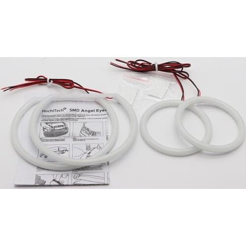 4pcs 100mm 146mm Angel Eye Halo LED Light SMD LED DRL Headlamp 6000K White for BMW X5 E70 2007-2013 car accessories