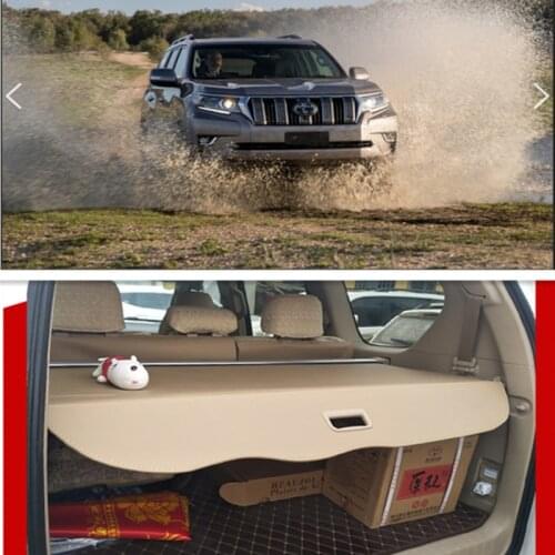 Trunk Cargo Cover For TOYOTA Land Cruiser PRADO LC150 FJ150 150 2010-2021 Retractable Cargo Cover Luggage Carrier Curtain