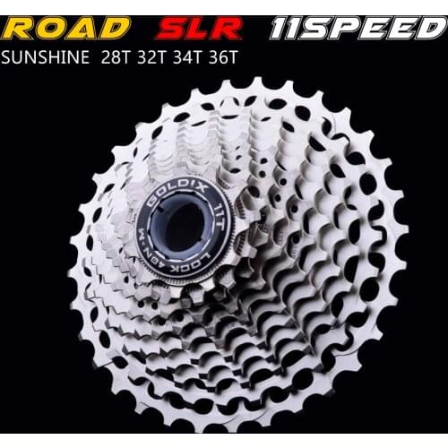 Free Cassette Racing Speed Gravel Bike -36T -34T Ultralight K7 V -32T CNC Flywheel Shipping SLR 11s -28T