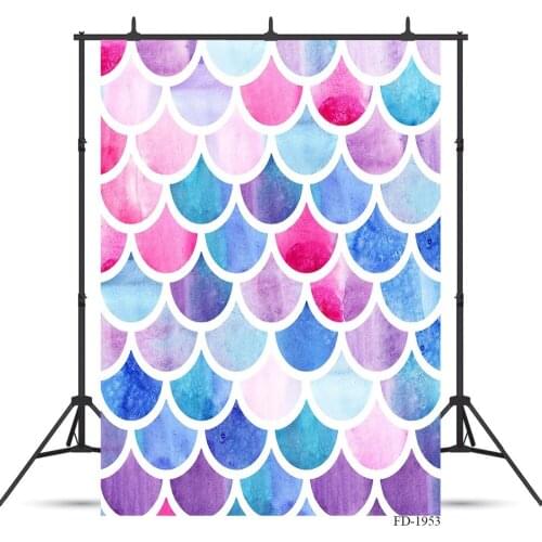 A Glistening Fish Scale Photography Background for Photo Shoot Props Girl Birthday Party Children Baby Backdrops Photo Studio