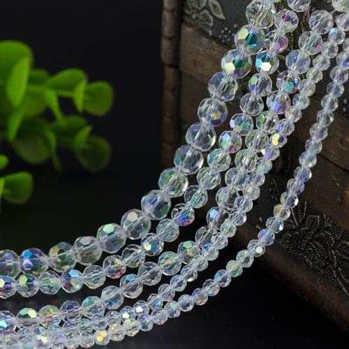 Free mail 4mm / 6mm / 8mm32 surface cut beads beads AB DIY hand jewelry beads