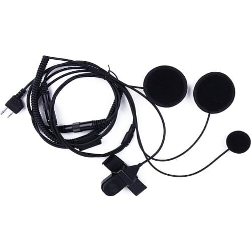 For Midland Helmet Headset Walkie Talkie Advanced Tactical Earpiece Finger PTT 2-way radio Interphone Motorcycle Helmet Headset