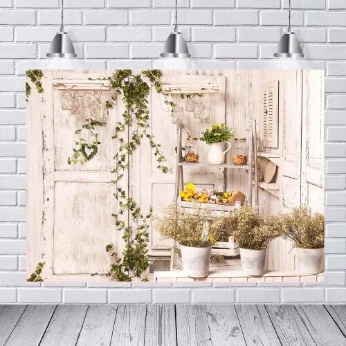 Newborn Baby Window Flower Photography Background Children Photography Studio Photo Background Birthday Decorations