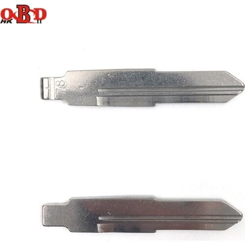 HKOBDII 10 pcs/lot Metal Blank Uncut Flip KD Remote Key Blade Type 78# for Chery Fengyun2 NO. 78 Blade