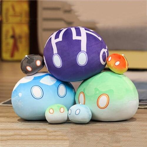 Game Genshin Impact Slime Plush Toy Anime Peluche Kawaii Keli Dango Soft Pillow Dolls Toys for Children Birthday Gifts