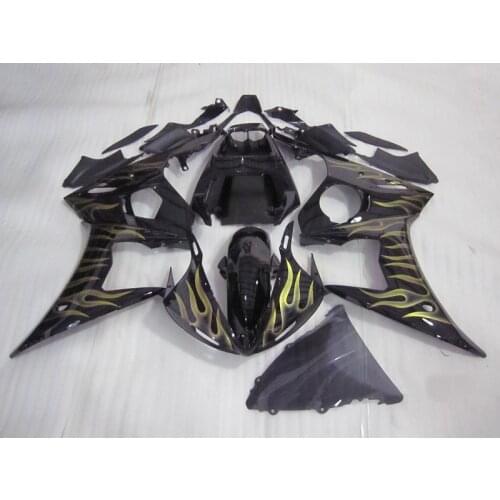 UV Paint Bodywork Fairing Injection Mold For YAMAHA YZF R6 2003-2004 03 04 (1) [CK1260]