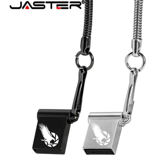 JASTER Mini metal USB flash drive 4G 8G 16GB 32GB 64GB 128G Personalise Pen Drive USB Memory Stick U disk gift Custom logo