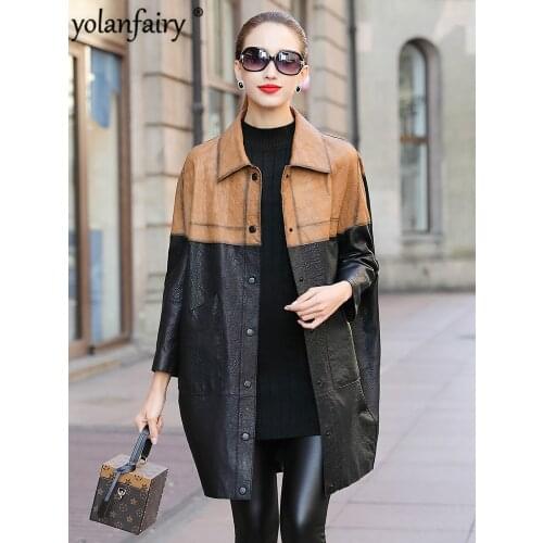 Real Leather Jacket Women Spring Autumn Coats and Jackets Women Elegant Sheepskin Jacket 2020 New Cuero Genuino OBZ1976 Pph397