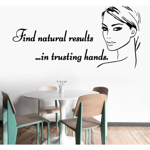 Cartoon beauty salon Wall Sticker Home Decoration Accessories For Kids Room Living Room Home Decor Wall Art Sticker Murals