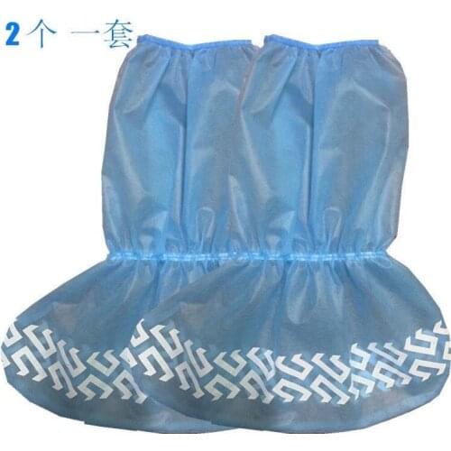 Printing Disposable Non-Woven Breathable Non-Slip Overshoes Thicken Dustproof Elasticity Boot Shoe Covers for Indoor,Household