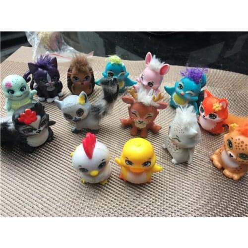 Original Doll Pets Dinosaur Toitoise Deer Cat Chick Tiger Doll Accessories Mini Decors