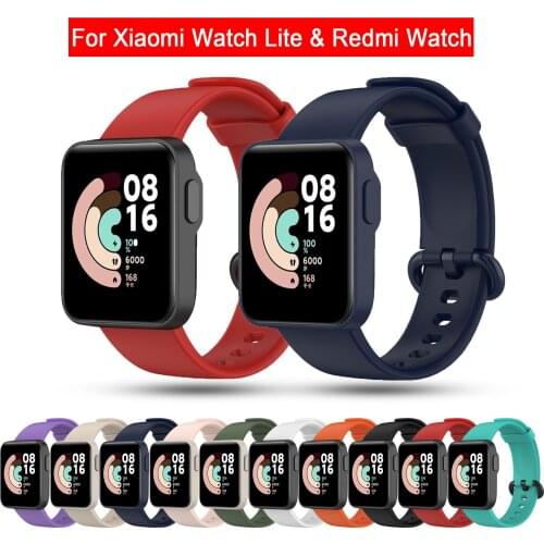 Suitable for Xiaomi Watch Lite Global Version Smart Watch Silicone Strap Replacement Sports Bracelet Wristband for Redmi Strap