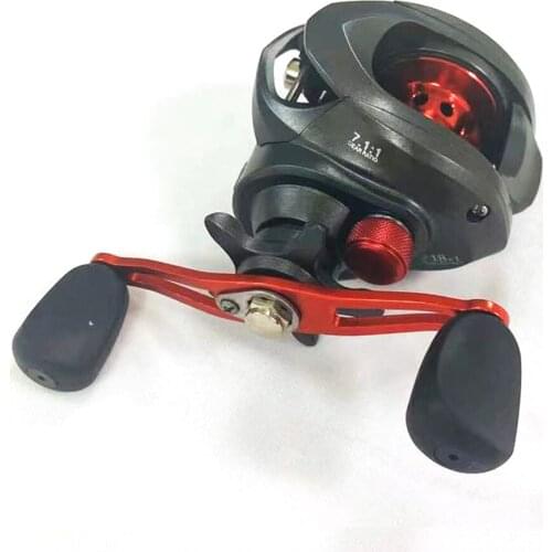 High Speed Baitcasting Fishing Reel 7:1:1 Gear Ratio18+1BB Magnetic Brake System Ultralight Drag Casting Fishing Reel Power 8kg
