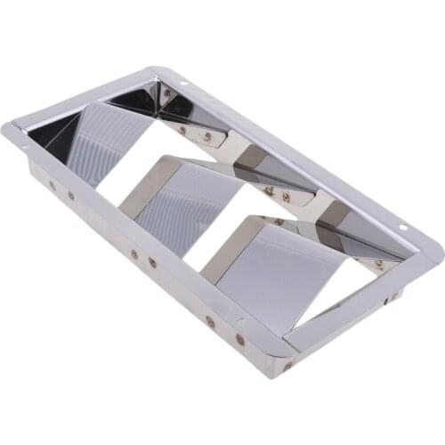 Air Vent / 3 Louvres - Stainless Steel - Marine / Boat / Yacht / Caravans
