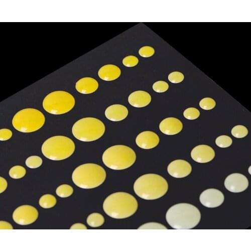 1Pc Enamel Dots Resin Self-adhesive Sticker for Scrapbooking DIY Crafts Sticky 62KC