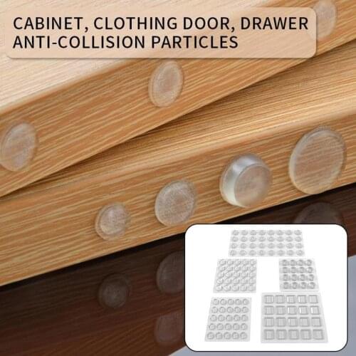 118pcs/set Multi-function Silicone Damper Buffer Self Adhesive Cabinet Bumpers Pad Cushion Furniture Protective For Door Stopper