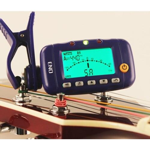 3 in 1 EMT-320 Multifunctional Guitar Tuner LCD Clip-on Digital Electronic Acoustic Guitar Tuner Metronome Tone Generator