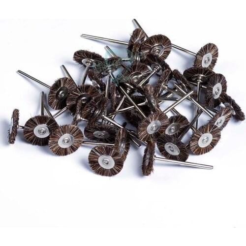 30pcs Dental Lab Brush Polishing Wheel Polishers for Rotary Tools Polishing Tools 2.35mm For Sale