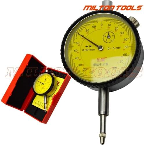 5mm Micron dial indicator jewels dial gauge 0-5mm 0.001mm