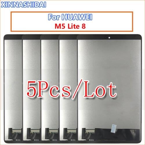 5PCS/LOT For Huawei Mediapad M5 Lite 8 2019 JDN2-W09 JDN2-AL00 JDN2-L09 LCD Display Touch Screen Digitizer Assembly