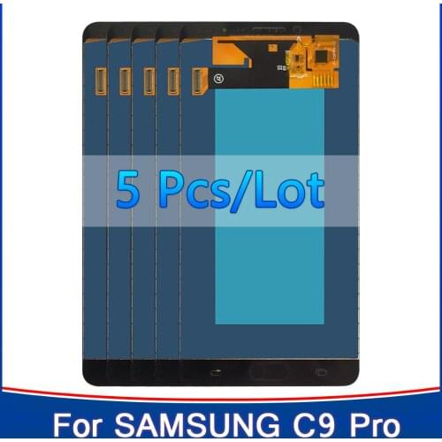 5 pcs/lot incell c9 lcd screen For Samsung Galaxy C9 Pro LCD C9000 Display Touch Screen Digitizer Assembly Replacement parts