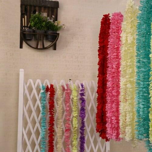 5 pcs Ocean Orchid Vines wedding arrangement DIY decorative flower curtain wall hanging flower wedding silk flower 1meter HT001