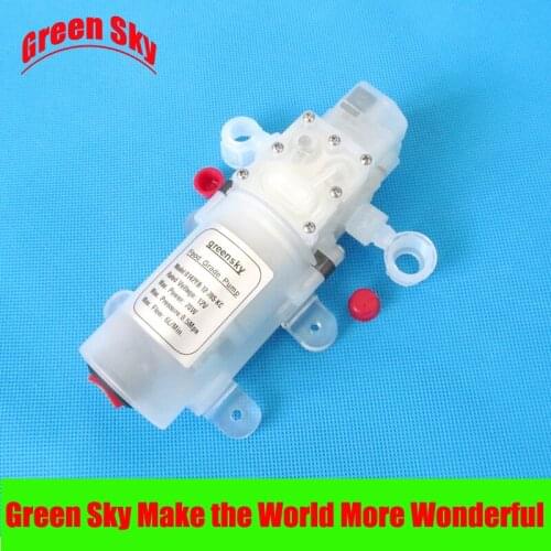 6L/Min 70W 12V automatic pressure switch type with on/off button and dc jack water pump food grade