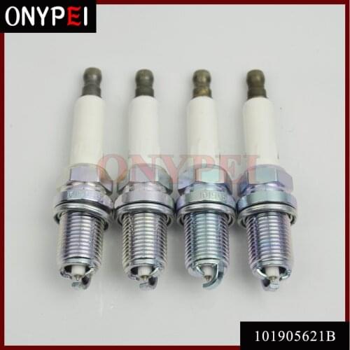 4pcs/lot Car Candle Iridium spark plug 101905621B PFR6WTG For A5 A6 A8 Q7 101905621B PFR6W-TG
