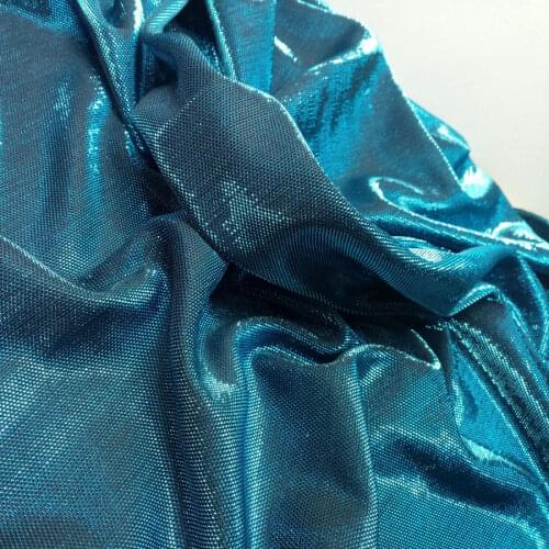 Evening Dress Gown Shiny Fabric Shiny Metallic Polyester Bling Cosplay Party Decoration Material