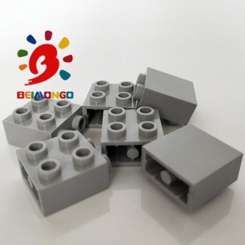 Free Shipping!BEIMONGO Blocks Brick 1x2x2 W. 4 Knobs 100pcs Educational & Intelligent DIY Kids' Toys can be compitabled