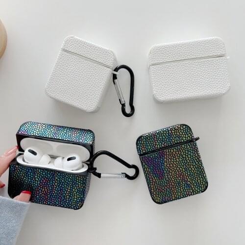 Leather Silicone case for Airpods1 2 Pro Luxury Earphone Cover Bluetooth Wireless Protective Cases for Apple Airpods 3 Headphone