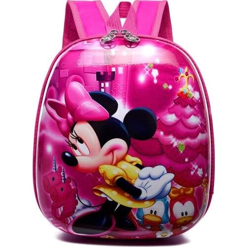 Disney Children bag for school shell princess backpack children kindergarten cartoon schoolbag girl boy backpack Frozen Elsa